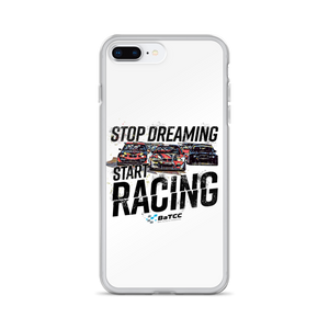 Stop Dreaming Start Racing iPhone Case