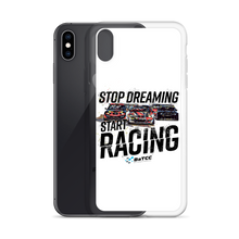 Load image into Gallery viewer, Stop Dreaming Start Racing iPhone Case