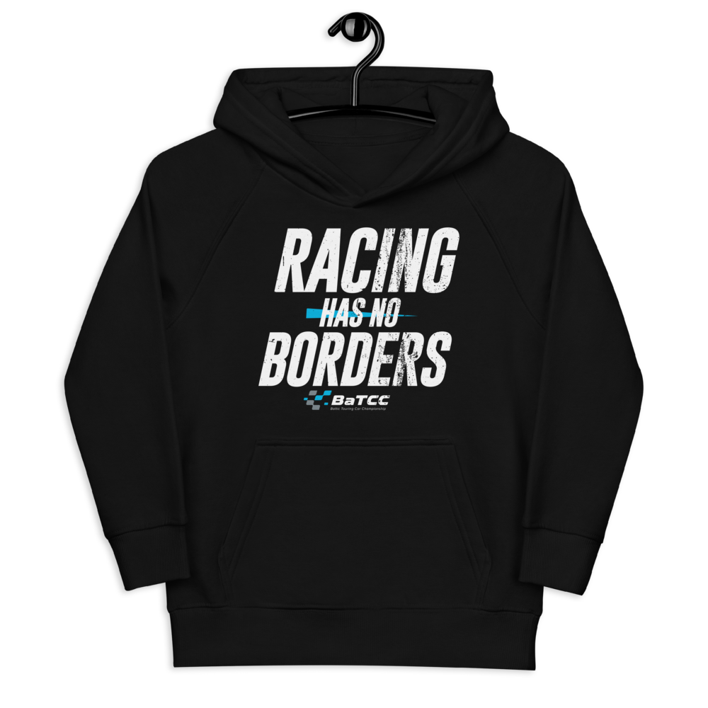 Racing Has No Borders Kinder-Öko-Hoodie