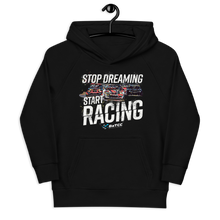 Load image into Gallery viewer, Stop Dreaming Start Racing Kids Eco Unisex Hoodie