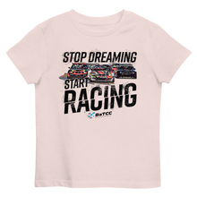 Load image into Gallery viewer, Stop Dreaming Start Racing Kids Eco T-shirt