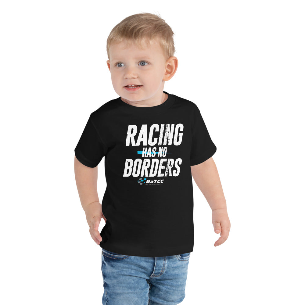 Racing has no borders Kids Short Sleeve Tee