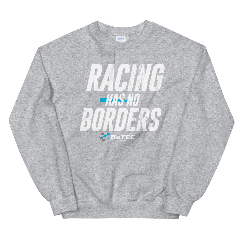 Racing Has No Borders Unisex Sweatshirt (NUR FRONTDRUCK)