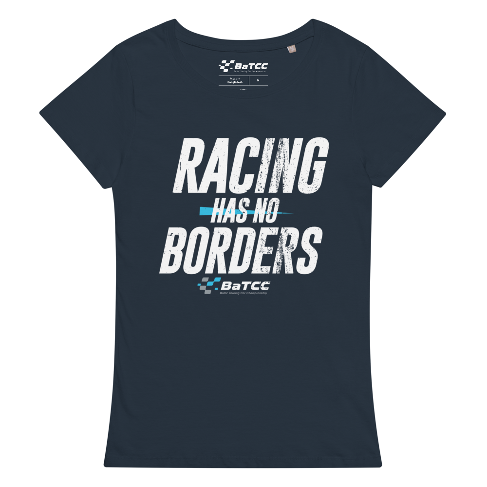 Racing kennt keine Grenzen. Basic-Bio-T-Shirt für Damen