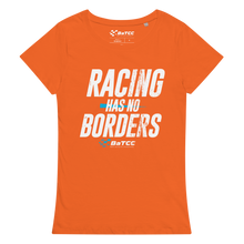 Load image into Gallery viewer, Racing has no borders Women’s basic organic t-shirt